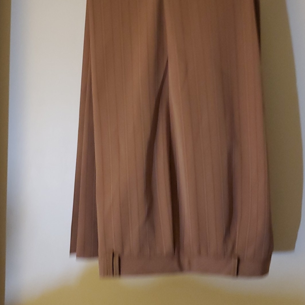 Copper colored Tall size 20 pinstripe slacks